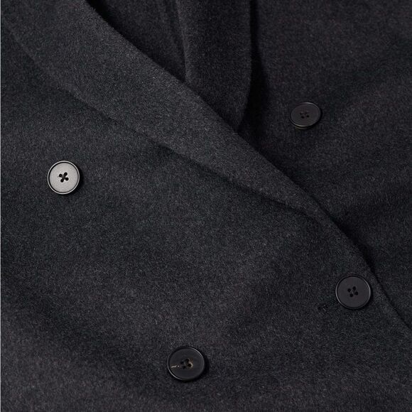 Mango Wool Blend Coat With Scarf New - Picture 9 of 16